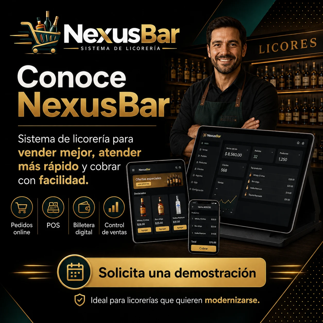 Captura de Licorería Standard — Ecommerce, POS y Delivery